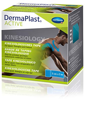 DermaPlast ACTIVE Kinesiology Tape blau, 5 cm x 5 m