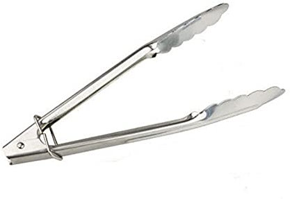 RTHGTFQZ Pinze Cucina Pinze Alimentari in Acciaio Inox, Clip Anti-Calore Clip Pasta Pasticceria, Barbecue da Cucina Tong, più Facile da Usare, Flessibile da Usare, Dimensioni: 24 * 13 cm
