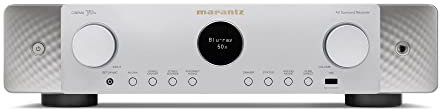 Marantz Cinema 70s Slimline 7.2 Amplifier, Amplifier HiFi, Alexa Compatible, 6 HDMI Inputs & 1 Output, 8K Video, Bluetooth, Wi-Fi, Music Streaming, Dolby Atmos, AirPlay 2, HEOS Multiroom, Silver-Gold