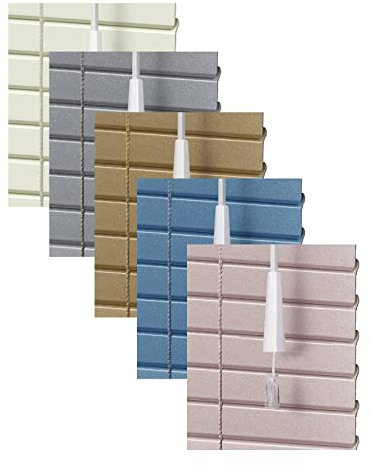 Alu Jalousie, Aluminium Jalousette, Tür Fenster Rollo,Aluminium Lamellen Metall, Benutzerdefinierte Größe Verfügbar & Farbe, Sichtschutz, Lichtschutz, Blendschutz,W130xH250cm/51x99in