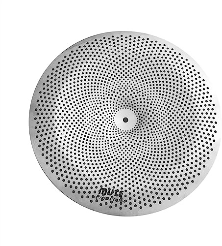 Platillo De Silencio Plateado De Bajo Volumen Platillo De China De 16 Pulgadas para Batería Platillos para Principiantes