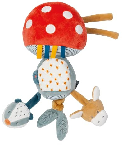 Nattou Activity Cuddly, 28 cm, Red
