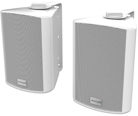Audibax PR-62 BT White - Altavoces de Pared Estéreo Con Bluetooth - 2 Vías Con Woofer de 6.5 - Sonido Envolvente