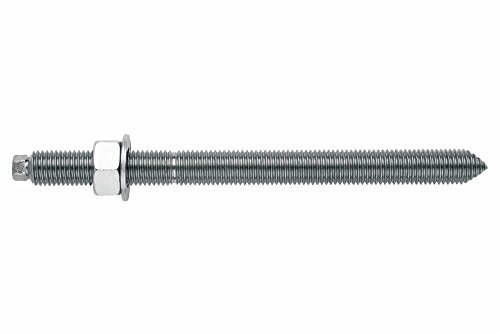 INDEX Tige filetée pour scellement chimique avec rondelle et écrou - Zingué M24 x 380 - Boite de 6 - Cheville fixation