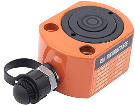 20T Hydraulikzylinder Jack Mini Hydraulic Ram Multi-Acting Low Profile Hebezylinder für Maschinen Schiffbau (kann Nicht automatisch zurückziehen)