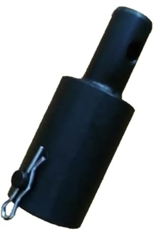 Adaptateur de tarière de terre 3/4 femelle vers 7/8 mâle universel compatible avec perceuse électrique à 2 temps avec broche de guidage