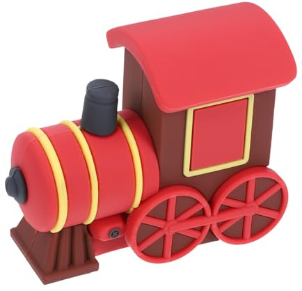 HEMOTON Decoraciones de Pastel de Locomotora Decoraciones de Trenes Tren de Juguete Fiesta de cumpleaños Decoración de Pastel Toppers de Pastel Divertidos para Pasteles de Boda Rojo