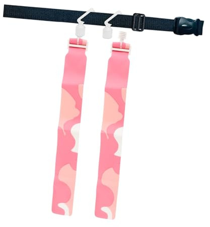 TTETTZ Football Belt Flag Rugby Tag Gear for Sports Competitions And Training, Colorful Pink
