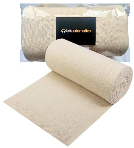 Tek Automotive Rollo Stockinette de 800 g, paño de pulido de coche 100 % algodón puro, rollo de tela de cordero de 17 m, tela ultrasuave sin pelusa para encerar madera, pulir y detallar, trapo de