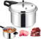 Stainless Steel Pressure Cooker 3 Litre, Small Induction Pressure Cooker for Daily Cooking, Aluminum Alloy Panela de Pressao with Safety Lock for Soup, Rice, Stew (5L)