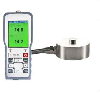 Dinamometro con cella di carico, sensore a membrana a soffietto a punto singolo e dinamometro, test del peso della forza compressione(0-500KG Force Gauge)