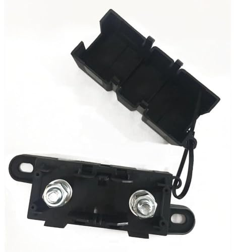 FACAIIO Super porte-fusible 60-500 A pour automobile pour applications marines, boîte à fusibles à lame boulonnée robuste 12/24 V avec goujons M8, pour fusibles 100 A, 125 A, 200 A, 300 A, 350 A