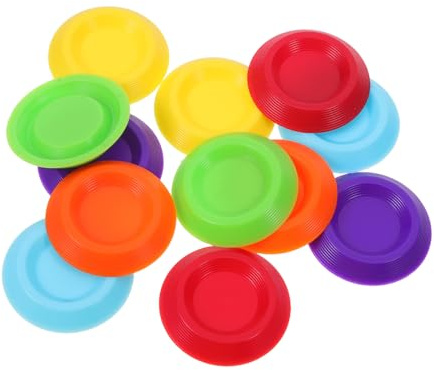 CHICAMPERA Mini Mangiatoie per Insetti 12 Pezzi in Plastica, Ciotole per Alimentazione di Scarafaggi e Grilli, Contenitori per Piccoli Animali in Terrario, Colori Assortiti Colore Casuale