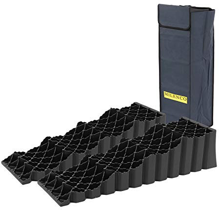 Milenco Quattro 2 Nivel cuñas (2 unidades, incluye bolsa & Cruz burbuja