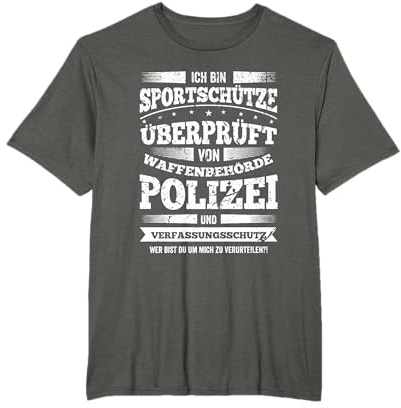 Sportschießen Schütze Sportschütze Schützen Schützenverein T-Shirt