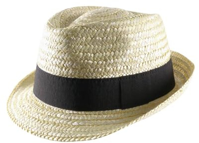 Classic Italy - Chapeau Trilby Paille Homme ou Femme Classic Trilby Paille
