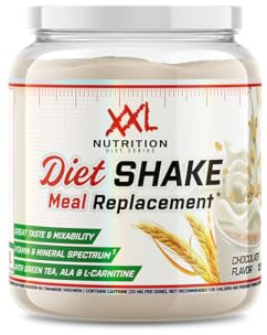 XXL Nutrition - Diet Shake - Abnehm, Trinkmahlzeit, Protein Shake - Abnehmen, Mahlzeitersatz - Schokolade - 1200 Gramm