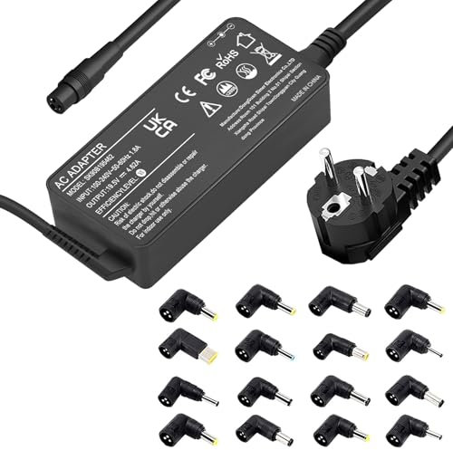 90W Universale AC Adattatore Caricatore Portatile per HP Asus Lenovo Dell Acer IBM Toshiba Samsung Sony Fujitsu Gateway Notebook Ultrabook Chromebook Cavo di Alimentazione con 16 Connettori
