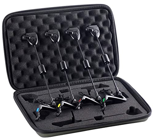 NIDONE Distributo di Pesca Incidatore Illuminato Allarme morso, Allarme per morso di Pesca LED indicatore Illuminato Accessorio per Pesca di Carpa