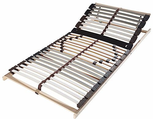 Lattenrost Maxi Strong, Beco, Kopfteil manuell verstellbar, Lattenrost in 90x200 cm und weiteren Größen, ideal bei hoher Belastung, Größe:100 x 200 cm
