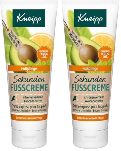 Kneipp Sekunden Fußcreme, 75 ml (Packung mit 2)
