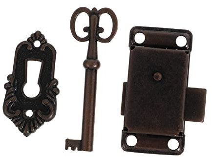Hemobllo 4sätze Antike Schubladenschlösser Set Vintage Möbel Latches Für Schmuckkästen Rustikale Dekorative Für Holzprojekte Und Möbelrestaurierung