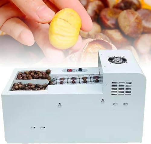 GFXYQPDNV Macchina Commerciale per Castagne, Frantumista di Castagne Elettriche 30-50 kg/h, Macchina Automatica per Il Discasso