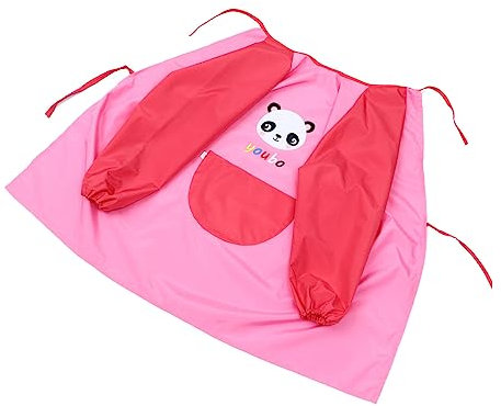 ifundom 1stück Wasserdichte Mädchen-malschürze Mit Ärmeln Niedlichem Cartoon-design Für Malen Und Geeignet Für Mädchen Von Jahren Zufällige Ärmel-farbe Schützend Und Langlebig