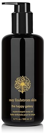 May Lindstrom Skin Supercharged Body Oil | Hyaluronic Acid, Niacinamide, Vitamin C and Aromatic Plant Oils | The Happy Galaxy | 200ml