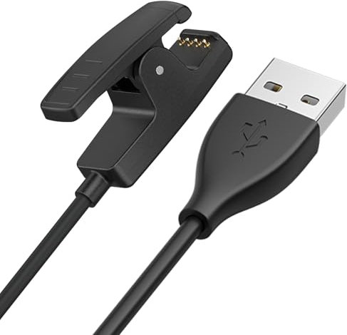 MohLythrix Charger Cable Compatible with Garmin Lily Lily 2, Forerunner 35 35J 230 235 630 645 Music 735XT, Approach S20 G10, Vivomove HR Watch USB Charging Cable GPS Smartwatch Accessories, 100cm