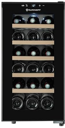CLIMADIFF Cave de service CUVEE18 – 18 bouteilles – Ultra silencieuse