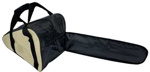 Custodia per motosega, portatile, protezione per motosega, con manico, spazioso supporto multifunzionale per riparazioni domestiche, potatura edilizia