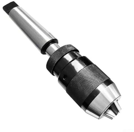 MT2 - Portabrocas con vástago R8 B10-B22 autoajustable para torno cónico para máquina CNC y prensa de taladro, compatible con cualquier equipo MT2 (varilla B16 MT2 de 1 a 16 mm)