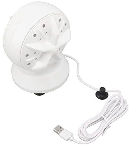 ZASCHMOY Lavatrice Ad Ultrasuoni Mini Lavatrice Portatile con Doppia Turbina Pulitore a Onde Ultrasoniche 2 in 1 per la Casa e il Viaggio