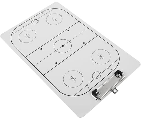 GALPADA Pizarra de Hockey para Entrenadores, Tablero Borrable en Seco, Portátil y Ligero, Área de Escritura Amplia, para Planificación de Estrategias en Deportes de Equipo