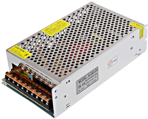 DC 24V 10A Schaltnetzteil Transformator Netzteil 24 Volt 240W AC 110/220V für LED-Streifen, Industrielle Automatisierung, Sicherheitssystem