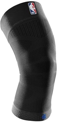 BAUERFEIND Ginocchiera Sports Compression Knee Support NBA con logo squadra