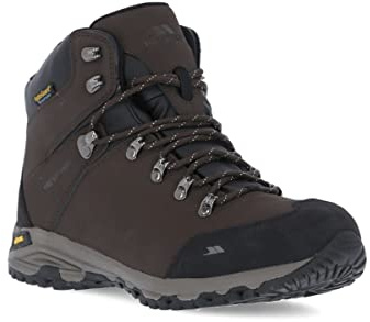 Trespass Mens Hiking Boots Ankle Waterproof Walking Leather Shoes Gerrard