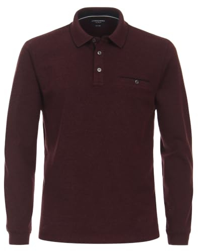 CASAMODA Polo-Shirt Langarm Uni