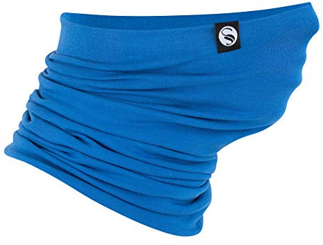 Multifunktionstuch – Neckwarmer „Solid Cotton“ Baumwolle Doppellagig