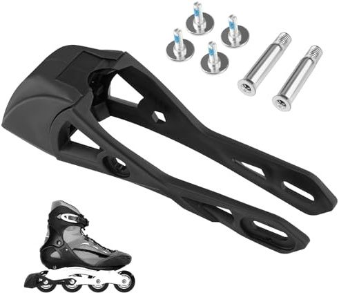 Universal Inline Roller, Skating Safety Brake Pad, Skate Brake Stopper, Roller Skate Brakes Block Pad, Plastic Non-Slip Inline Skate Roller Brakes Block Pad Skating Safety Brakes, Black
