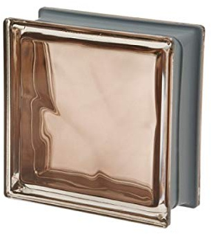 VITROLAND 328481 Glass Block, Brown