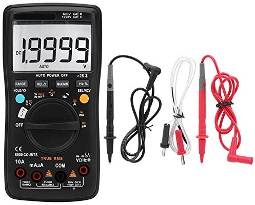 Multimètre numérique sans fil ZT-300AB True RMS, multimètre AC/DC multimètre 6000 comptes multimètre manuel/testeur de température de capacité de résistance à distance automatique