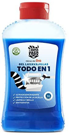 DIA SUPER PACO gel lavavajillas máquina todo en 1 bote 720 ml
