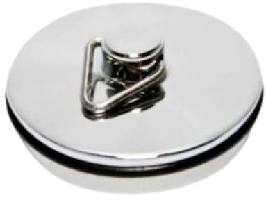 Chrome Bath Plug Replacement - Kitchen & Bathroom Sink Plugs - 37mm Pack of 1