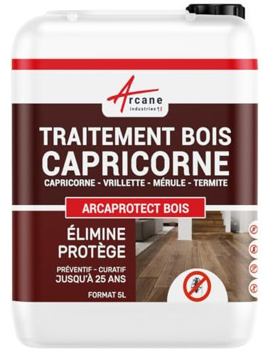ARCANE INDUSTRIES - Traitement capricorne, produit, injecter, pulvériser - 5 L