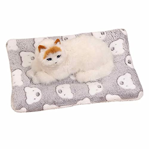 Bexdug Couverture apaisante pour Chat | lit en Flanelle pour Chien Caisse pour Chiot,Coussin Chaud pour Chien Chat Lavable en Machine pour l'hiver par Temps Froid