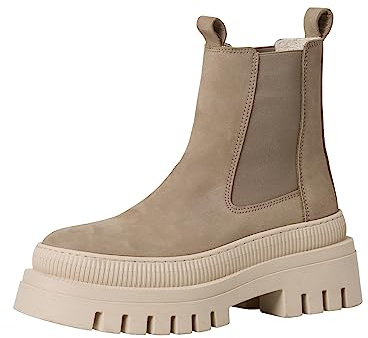 Tamaris Damen Stiefel Leder beige 39