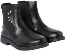 HORZE Bottines d'équitation Portland pour enfant, chaussures d'équitation à paillettes pour fille, Noir , 37 EU