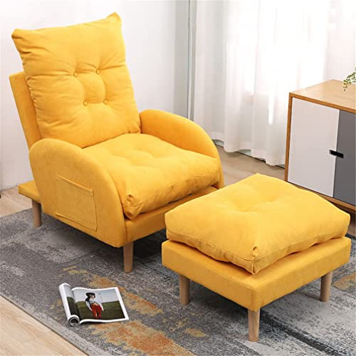 Generisch Lounge-Sessel,Relaxsessel mit Fußhocker, verstellbar, Position, Sofa, Stuhl, Bett für Wohnzimmer, Schlafzimmer, Loungesessel mit 150 kg Tragkraft